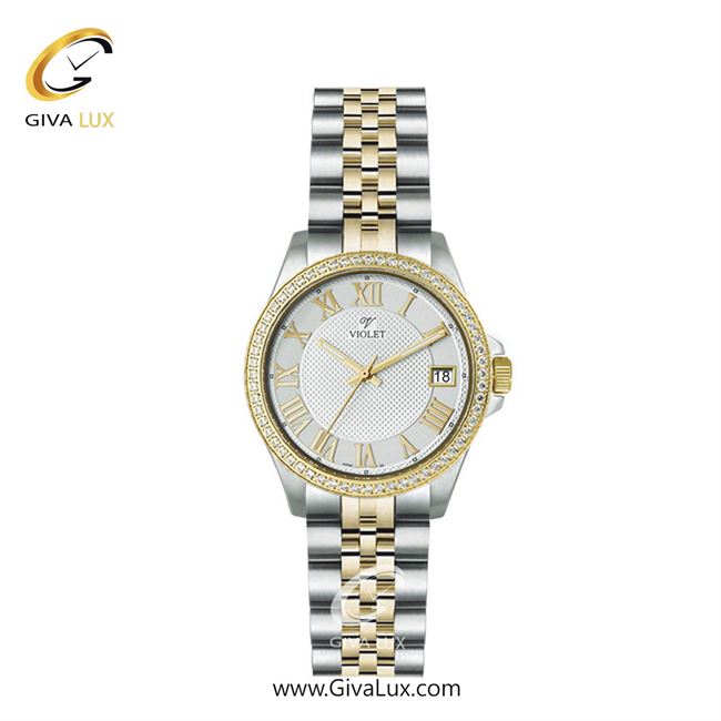 ساعت مچی اورجینال زنانه ویولت VIOLET طلایی-نقره ای | نقره ای-طلایی| نقره ای| کد رفرنس 0561/2 | 0576/2